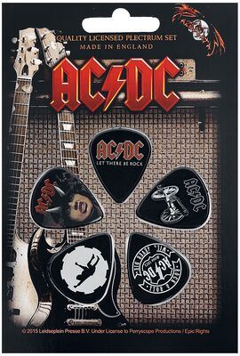 AC/DC Guitar Pick Set