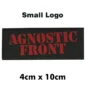 agnostic front logo patch