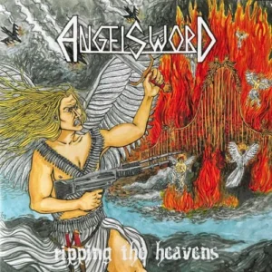 angel sword ripping the heavens vinyl in black