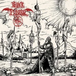 black funeral wallachian voivode vinyl in white splatter