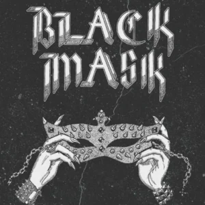 black mask warriors of the night vinyl in grey