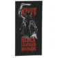 knife black leather hounds patch